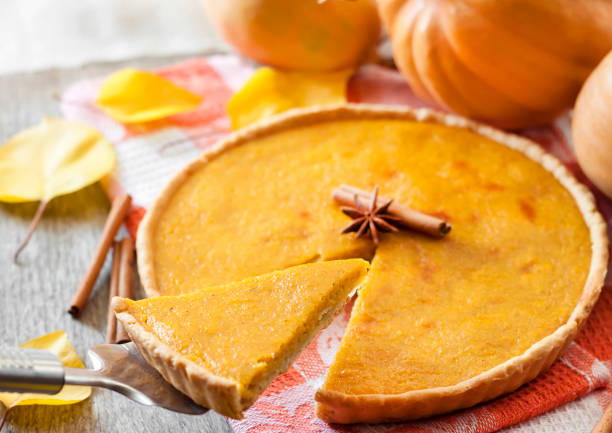 istock Homemade spicy pumpkin pie with cinnamon 1062196798