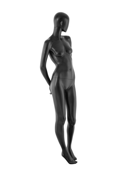 istock Gloss color mannequin woman isolated on white background 1062210206