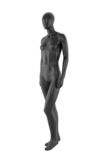 istock Gloss color mannequin woman isolated on white background 1062211694