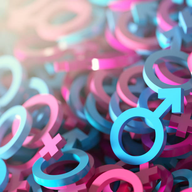 istock Male and female 3d infinite signs 1062211778