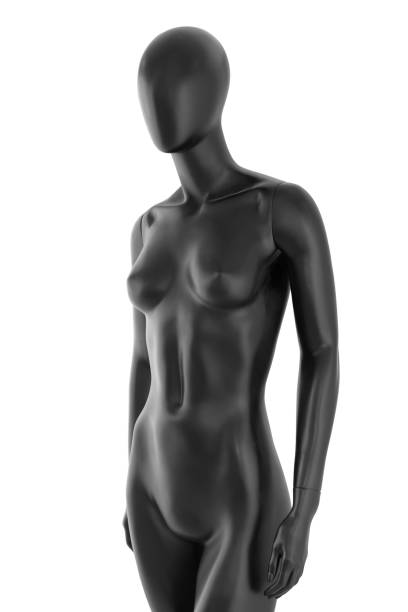 istock Gloss color mannequin woman isolated on white background 1062213644