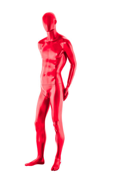 istock Gloss color mannequin male isolated on white background 1062214408