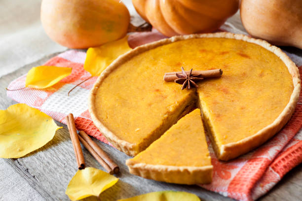istock Homemade spicy pumpkin pie with cinnamon 1062219746