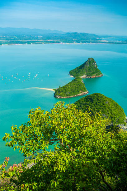 istock Blue sea and blue sky and beautiful island 1062222434