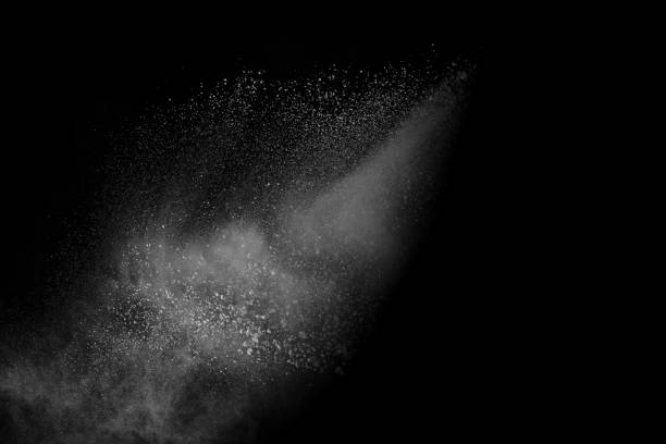 istock White powder explosion on white background. Colored cloud. Colorful dust explode. Paint Holi. 1062228062