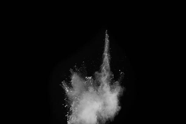 istock White powder explosion on white background. Colored cloud. Colorful dust explode. Paint Holi. 1062228086