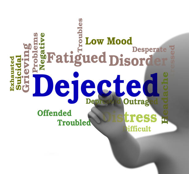 Free Stock Photo of Gloomy Word Represents Low Spirits And Dejection ...