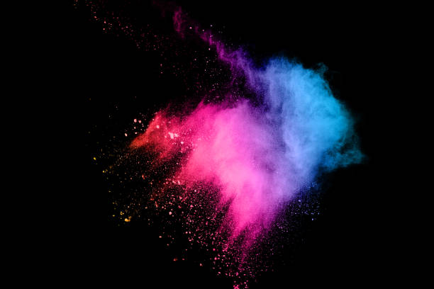 istock abstract colored dust explosion on a black background.abstract powder splatted background,Freeze motion of color powder exploding/throwing color powder, multicolored glitter texture. 1062230020