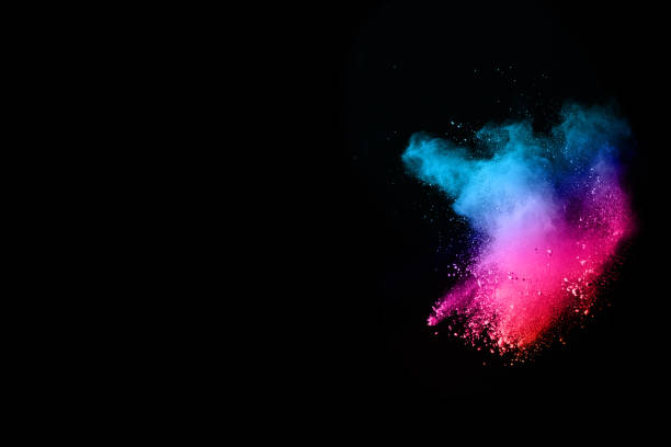 istock abstract colored dust explosion on a black background.abstract powder splatted background,Freeze motion of color powder exploding/throwing color powder, multicolored glitter texture. 1062230024