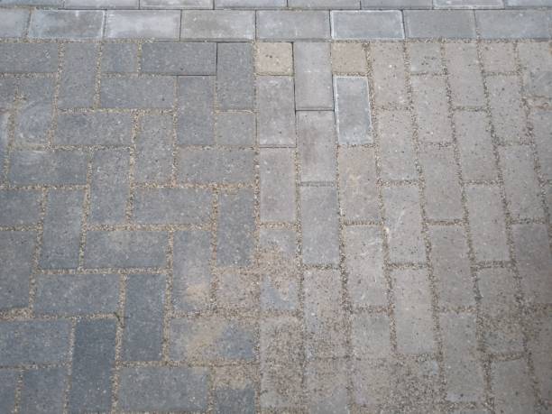 istock Gray outdoor tiles road 1062243538