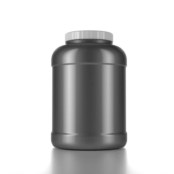 istock Plastic jar for sports nutrition 1062244012