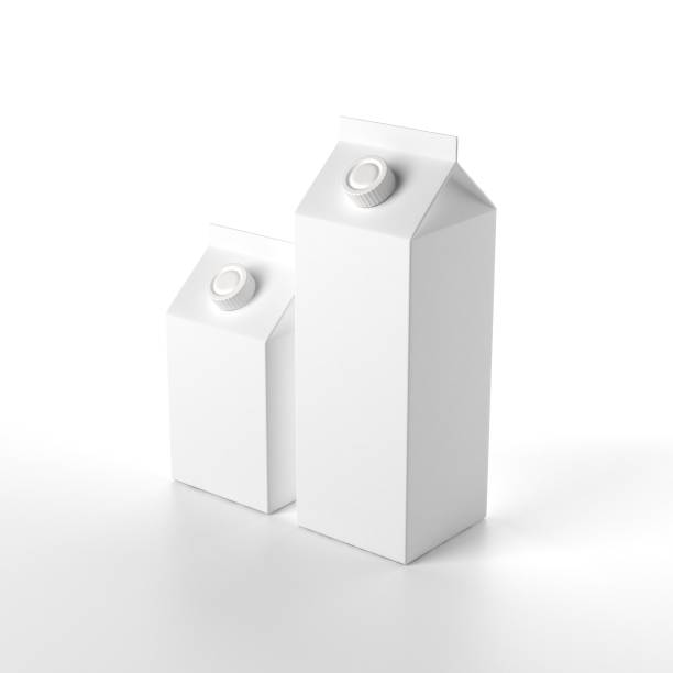 istock Milk Juice Carton Packaging Package Box White Blank 1062244120