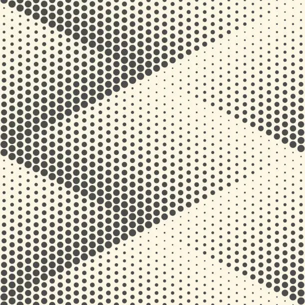 Vector illustration of Seamless Rhombus Background. Vector Halftone Texture