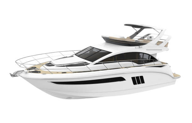 istock White Pleasure Yacht Isolated 1062261656