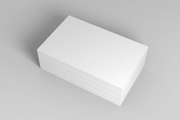 istock Stack of blank 3D illustration books with cover and spine. 1062262030