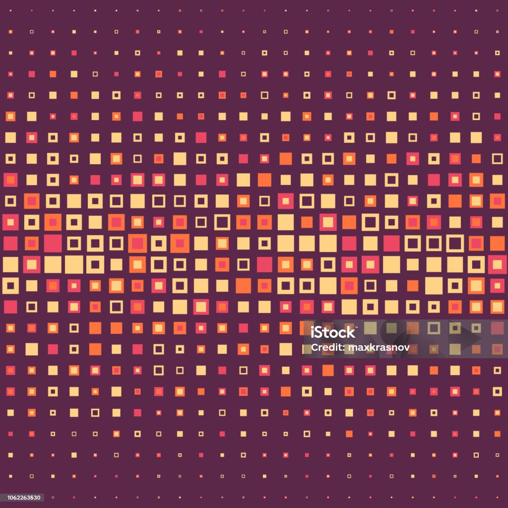 Flat Square Pattern Seamless Square Pattern Stock Illustration - Download Image Now ...