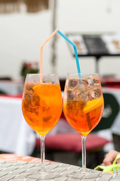 istock Traditional Spritz aperitif  in a bar in Italy 1062263578