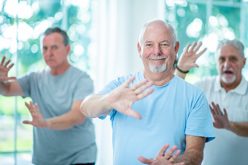 Hand Movingh Hand Motions Stock Photo - Download Image Now - Tai Chi, Indoors ...