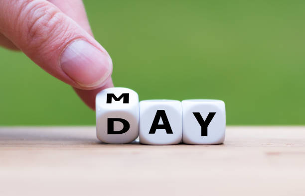 istock Hand is turning a dice and changes the word 