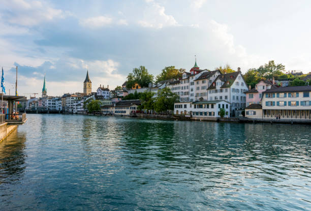 istock Zurich cityscape and Limmat River in Switzerland 1062280038