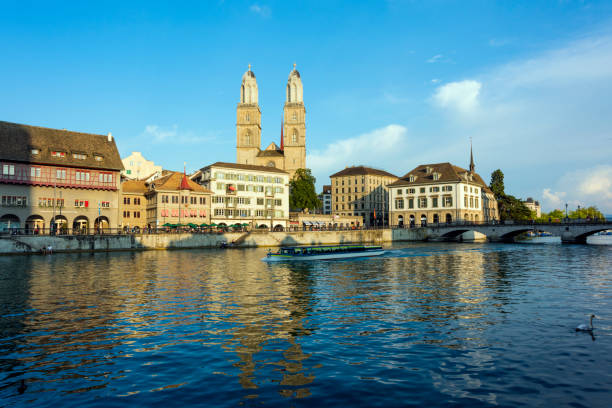 istock Zurich cityscape and Limmat River in Switzerland 1062280040
