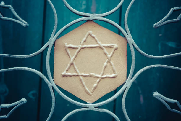 istock Metal ornament with Star of David 1062296876