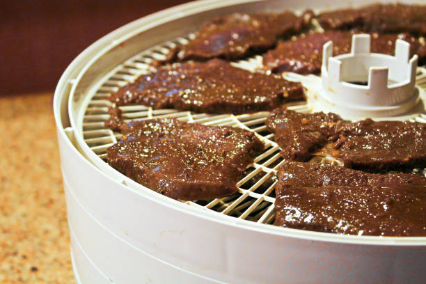 Traditional biltong making process