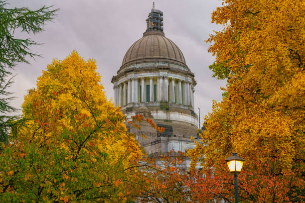istock Washington State Capitol In Autumn 1062303566