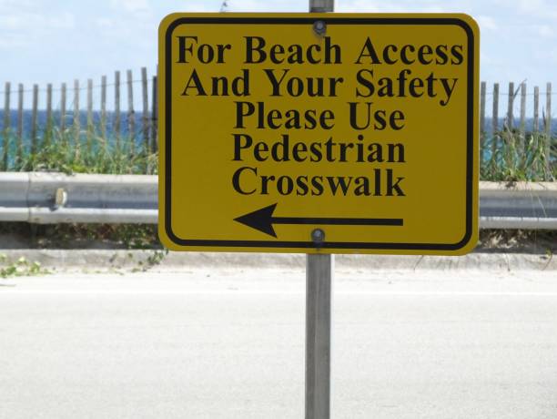 istock Use Pedestrian Crosswalk sign 1062304254