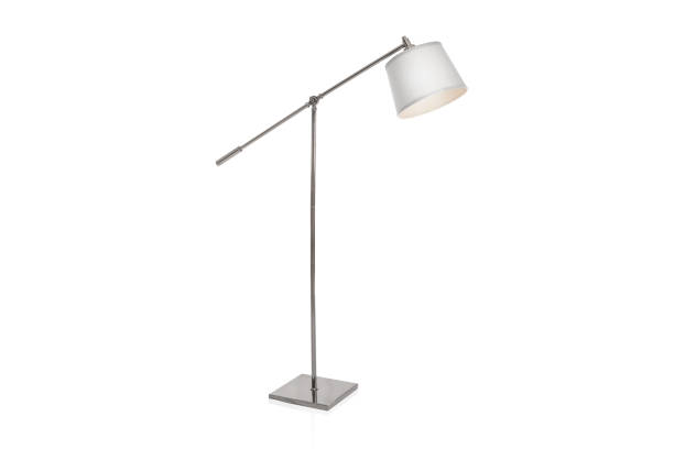istock Decorative tripos standing light / FLOOR LAMP / LAMPSHADE isolated on white 1062335098