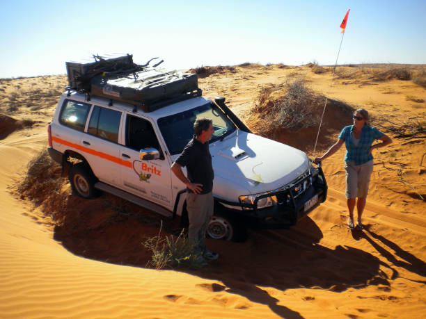 Simpson Desert, Australia. stock photo
