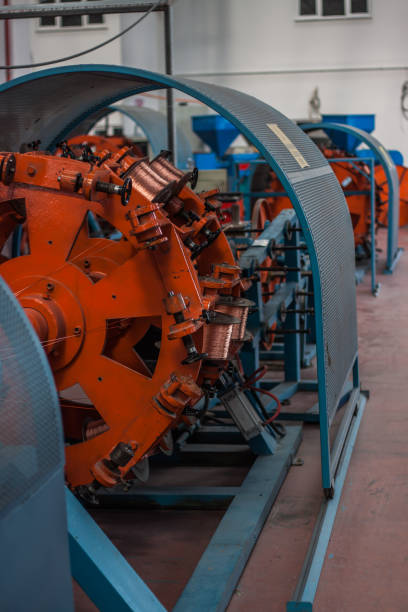 istock Interior of cable factory 1062342664