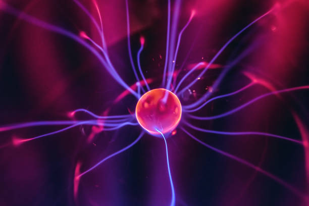 istock Close up of Plasma globe 1062347712