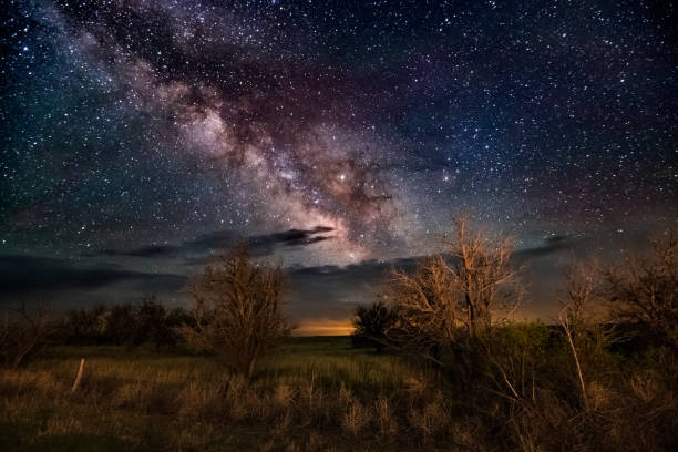 istock Long Exposure of the Milky Way at Night 1062349154