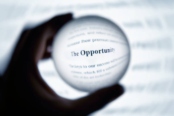 istock Crystal ball magnify word opportunity 1062355434