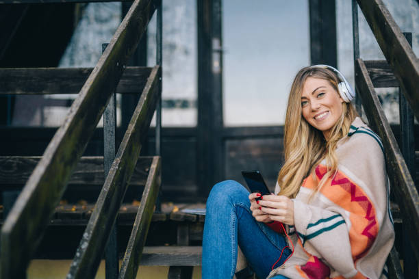 istock Listening to her favorite song 1062376906