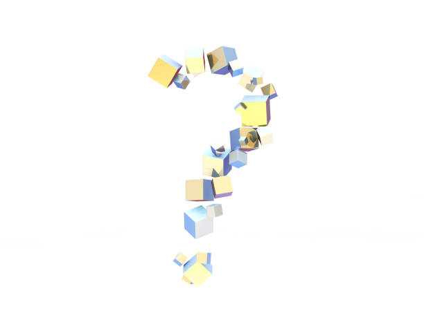istock Question mark made up of cubes 1062387624