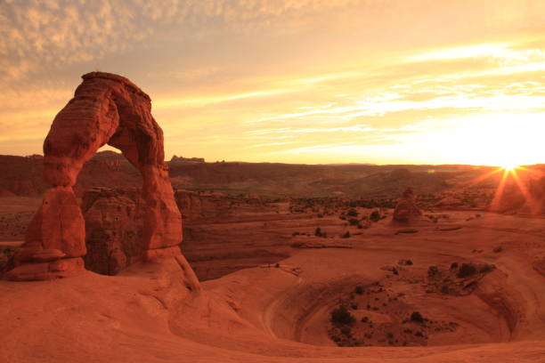 istock Delicate Arch in Arches National Park at Sunset 1062394892