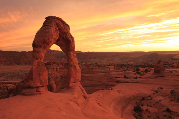 istock Delicate Arch in Arches National Park at Sunset 1062394996