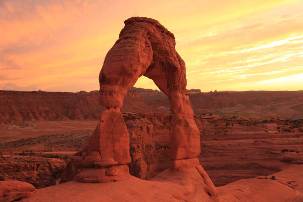 istock Delicate Arch in Arches National Park at Sunset 1062395088