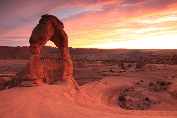 istock Delicate Arch in Arches National Park at Sunset 1062395270