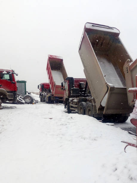 istock repair area of dump trucks 1062411336