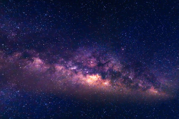 istock Milky Way and starry night sky 1062412720