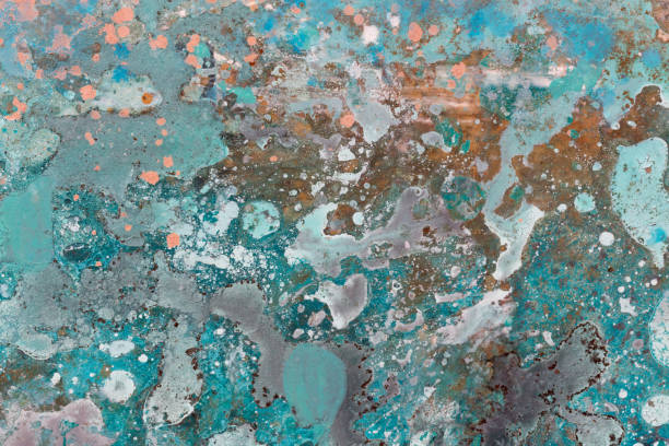 istock Bright exclusive abstract painting as background. Niue tone image. 1062418668