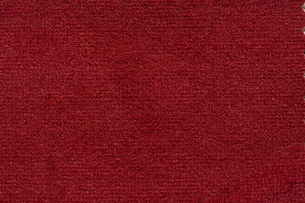 istock Contrast soft fabric texture in fascinating red color. 1062420028