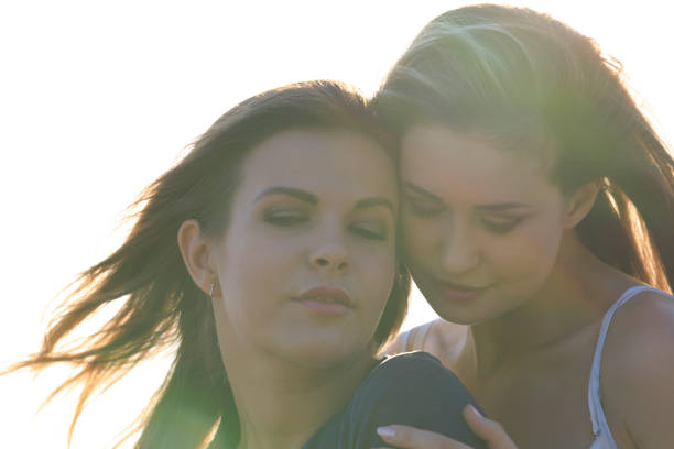 istock Lesbian couple at romantic date 1062422326