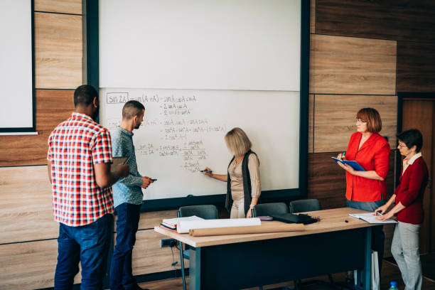 istock Adult education and brainstorming for multi ethnic group 1062422718
