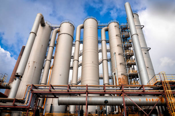 istock Industrial storage tanks in the Refinery 1062433432