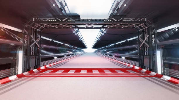 istock illuminated race track finish line 1062436054