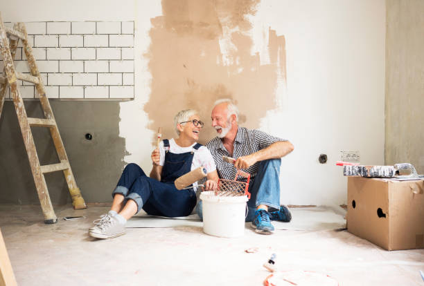 istock Couple remodeling their home 1062437020